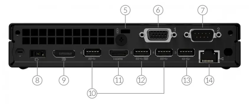 Lenovo ThinkCentre M70q Gen 2 11MY002DTX Mini PC