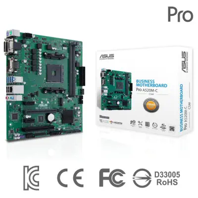 ASUS Pro A520M-C/CSM Anakart