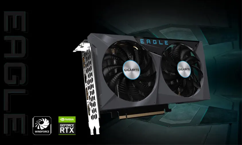 Gigabyte GeForce RTX 3050 Eagle 8G Gaming Ekran Kartı