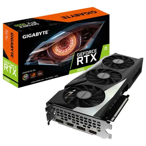 Gigabyte GeForce RTX 3050 Gaming OC 8G Gaming Ekran Kartı