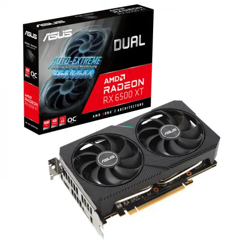 Asus DUAL-RX6500XT-O4G Gaming Ekran Kartı