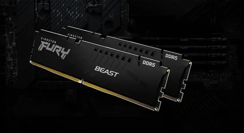 Kingston Fury Beast KF560C40BBK2/32 32GB DDR5 6000MHz Gaming Ram