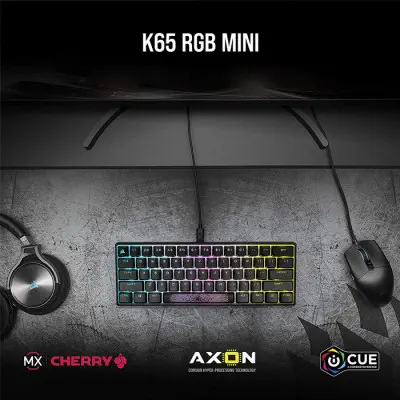 Corsair K65 RGB Mini CH-9194014-NA Mekanik Kablolu Gaming Klavye