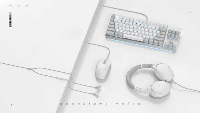 Asus ROG Strix Impact II Moonlight White Kablolu Gaming Mouse