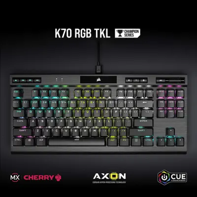 Corsair K70 RGB TKL CH-9119014-NA Mekanik Kablolu Gaming Klavye