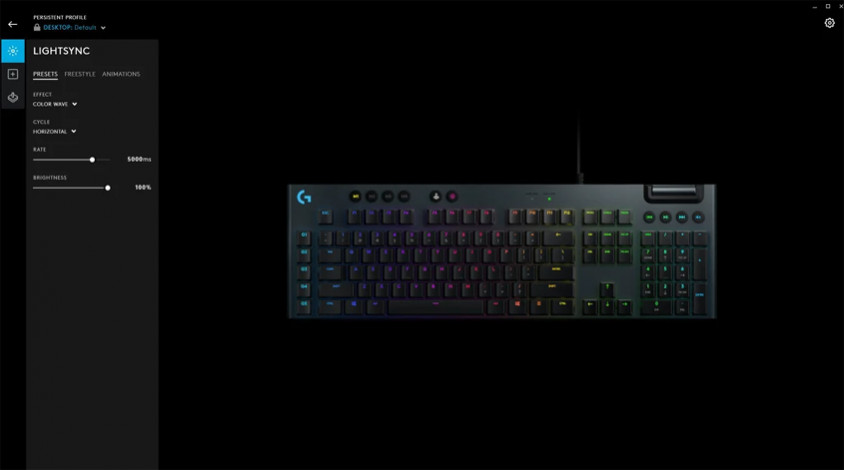 Logitech G815 Tactile Mekanik Kablolu Gaming Klavye