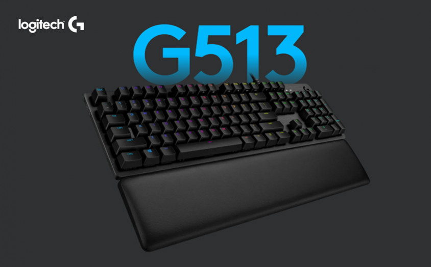 Logitech G513 Carbon GX Blue (Clicky) Mekanik Kablolu Gaming Klavye