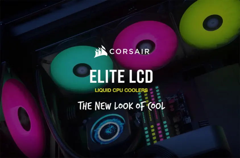 Corsair iCUE H100i Elite LCD CW-9060061-WW İşlemci Sıvı Soğutucu