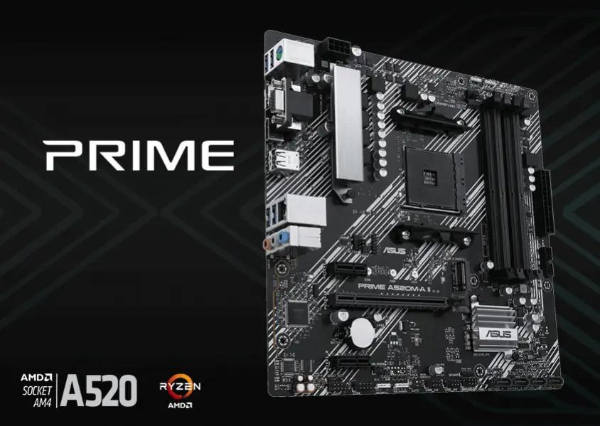 Asus Prime A520M-A II Gaming Anakart