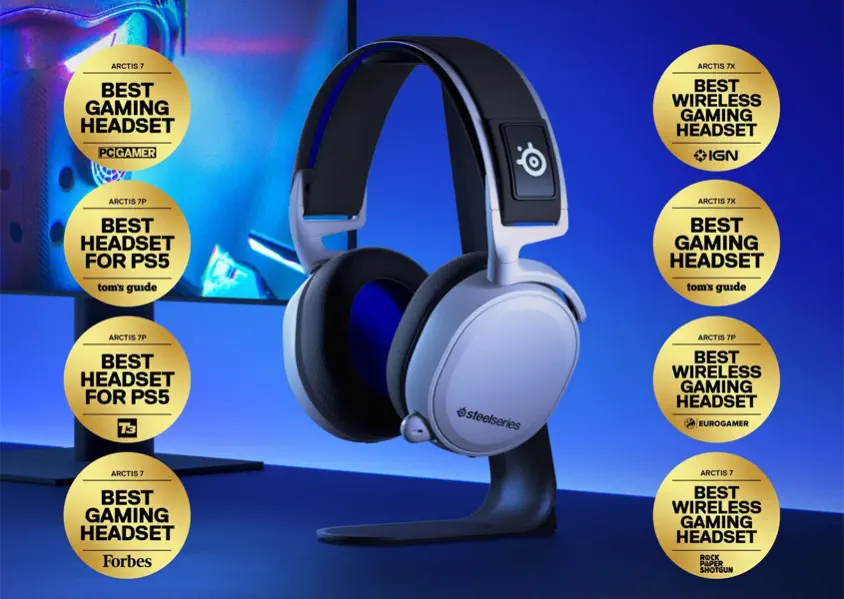 SteelSeries Arctis 7P Plus Kablosuz Beyaz Gaming Kulaklık