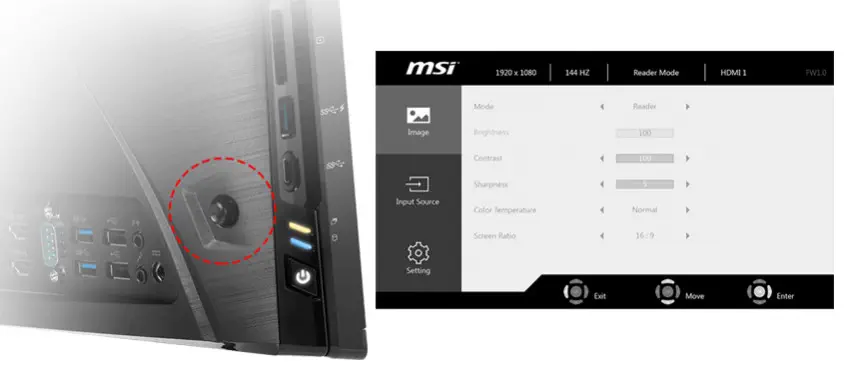 MSI Pro 22XT 10M-277TR 21.5” Full HD All In One PC