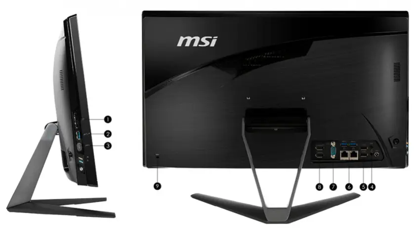 MSI Pro 22XT 10M-277TR 21.5” Full HD All In One PC