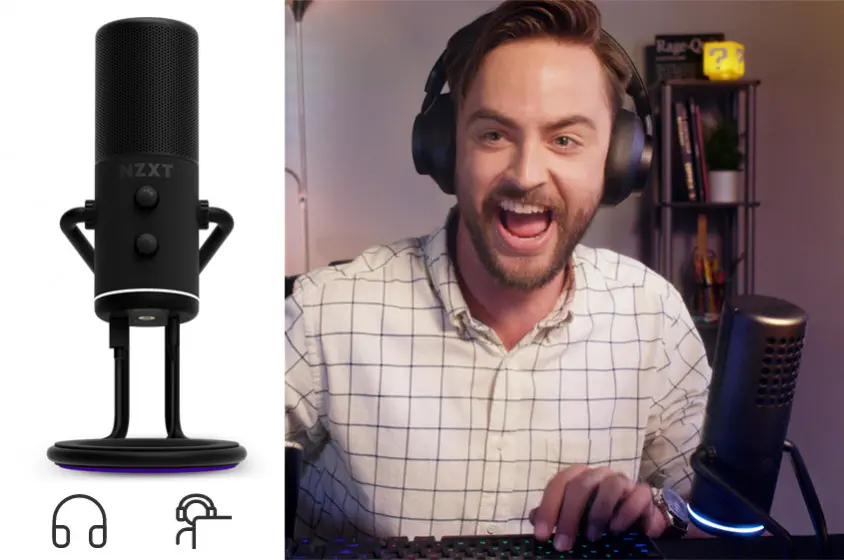 NZXT Capsule AP-WUMIC-B1 Yayıncı Mikrofonu