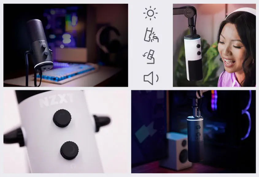 NZXT Capsule AP-WUMIC-B1 Yayıncı Mikrofonu