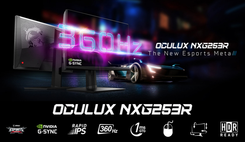MSI Oculux NXG253R 24.5” IPS Full HD Gaming Monitör