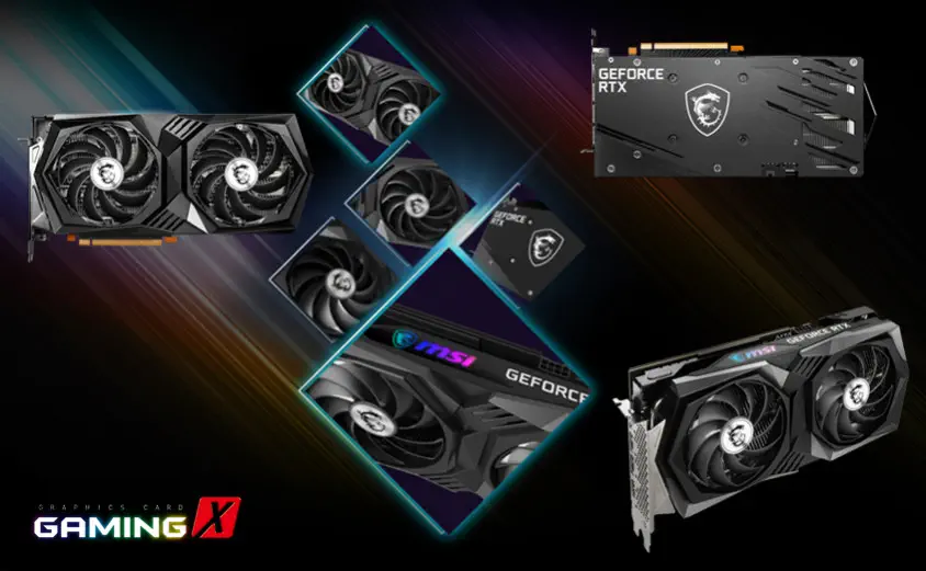 MSI GeForce RTX 3050 GAMING X 8G Gaming Ekran Kartı