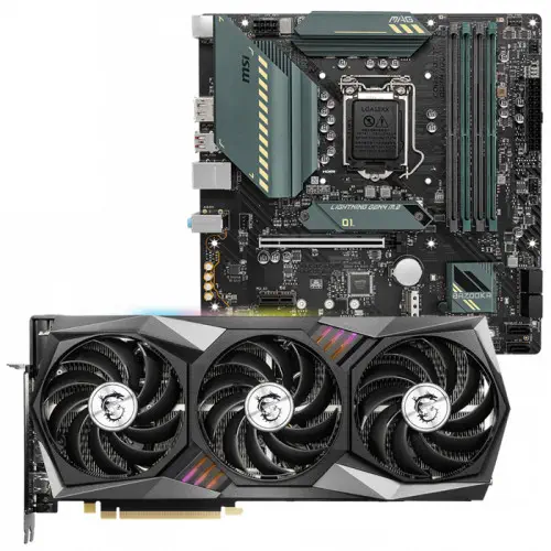 MSI GeForce RTX 3070 GAMING Z TRIO 8G LHR Ekran Kartı + MSI MAG B560M Bazooka Anakart Bundle