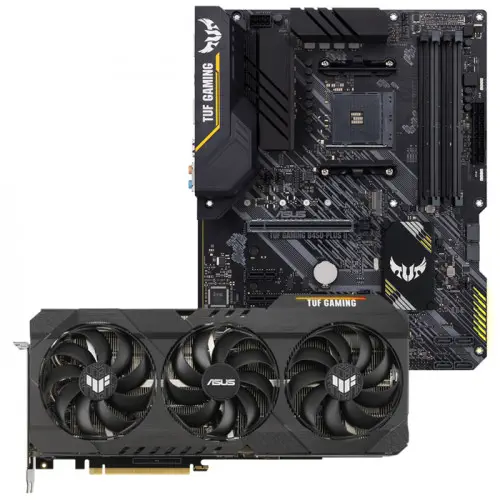 Asus TUF-RTX3070TI-O8G-GAMING Ekran Kartı + Asus TUF GAMING B450-PLUS II Anakart Bundle