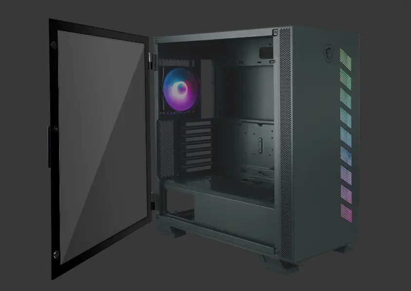 MSI MAG Vampiric 300R Midnight Green ATX Mid-Tower Gaming Kasa