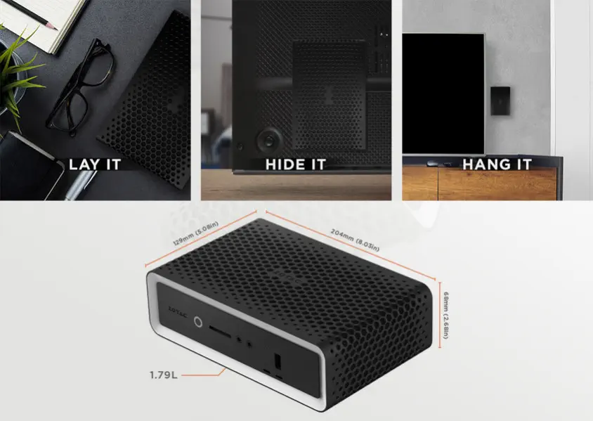 Zotac ZBOX-CI622NANO-BE Mini PC