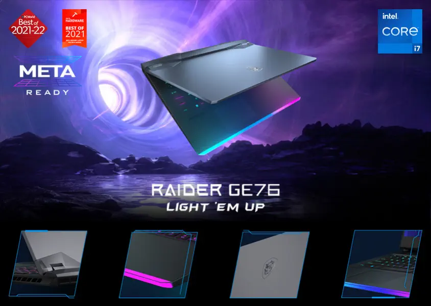 MSI Raider GE76 12UGS-024TR 17.3″ Full HD Gaming Notebook