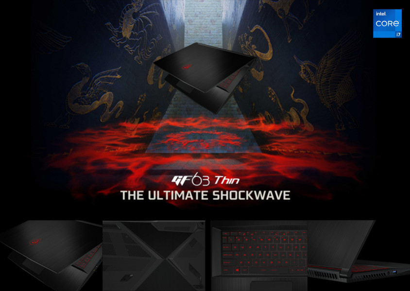 MSI GF63 Thin 11UC-616XTR 15.6″ Full HD Gaming Notebook