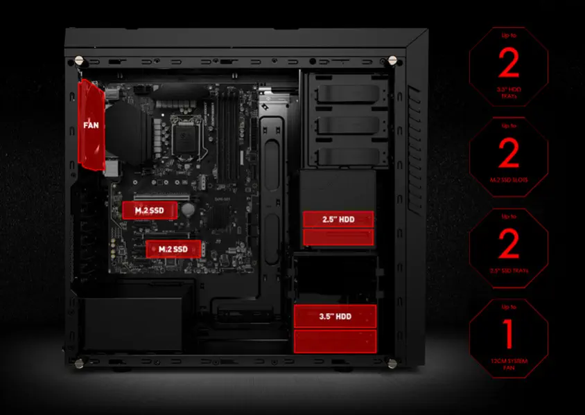 MSI MAG Codex X5 10SC-830EU Gaming Masaüstü Bilgisayar