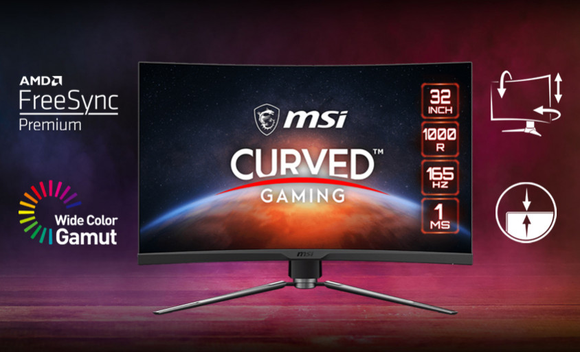MSI MAG Artymis 324CP 31.5” VA Full HD Curved Gaming Monitör