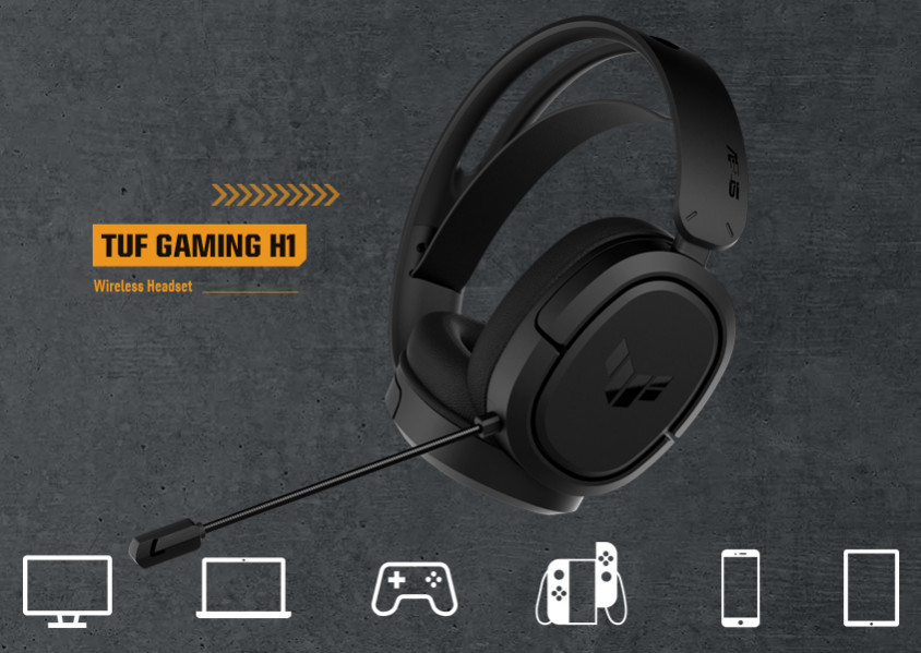 Asus TUF Gaming H1 Wireless Gaming Kulaklık