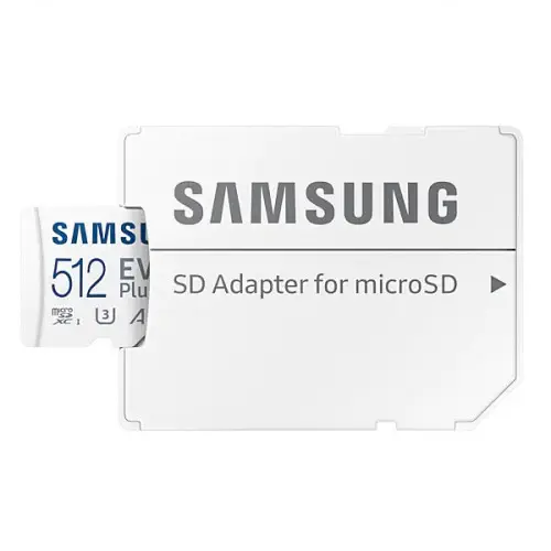 Samsung Evo Plus 512GB Adaptörlü Micro SDXC Hafıza Kartı