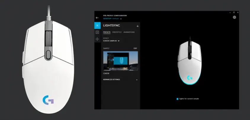 Logitech G102 LightSync White 910-005824 Kablolu Gaming Mouse