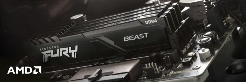 Kingston Fury Beast KF426C16BB/4 4GB DDR4 2666MHz Gaming Ram