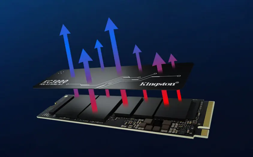 Kingston KC3000 SKC3000S/1024G 1TB 7000/6000MB/s PCIe NVMe M.2 SSD Disk