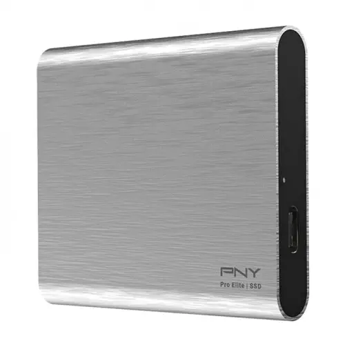 PNY Pro Elite Gümüş 250GB USB 3.1 Gen2 Type-C Taşınabilir SSD Disk