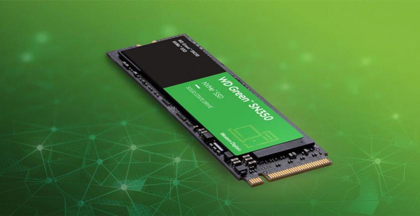 WD Green SN350 WDS480G2G0C 480GB PCIe NVMe M.2 SSD Disk