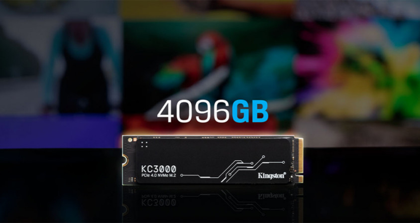 Kingston KC3000 SKC3000D/4096G 4TB PCIe NVMe M.2 SSD Disk