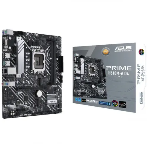 ASUS Prime H610M-A D4-CSM Gaming Anakart