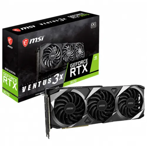 MSI GeForce RTX 3070 Ventus 3X 8G OC LHR Gaming Ekran Kartı