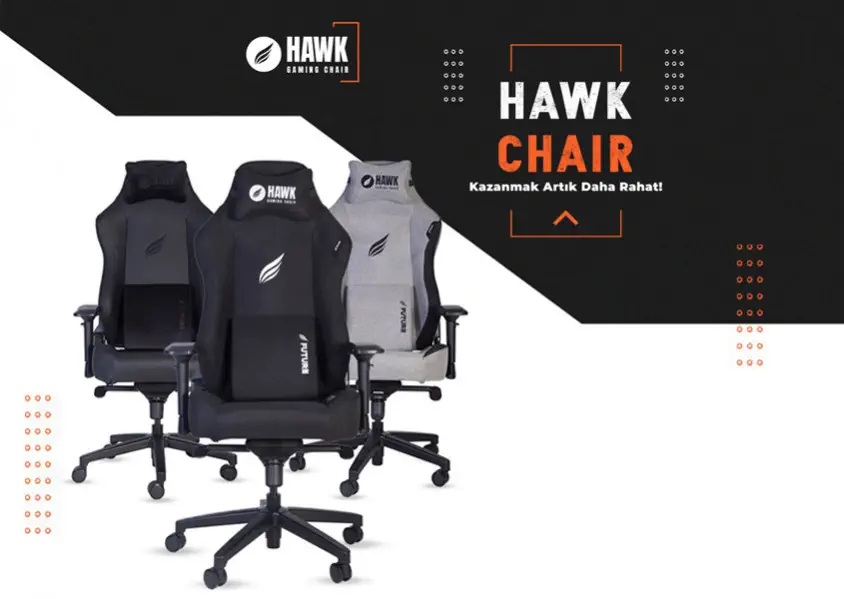 HAWK Future Black Gaming (Oyuncu) Koltuğu