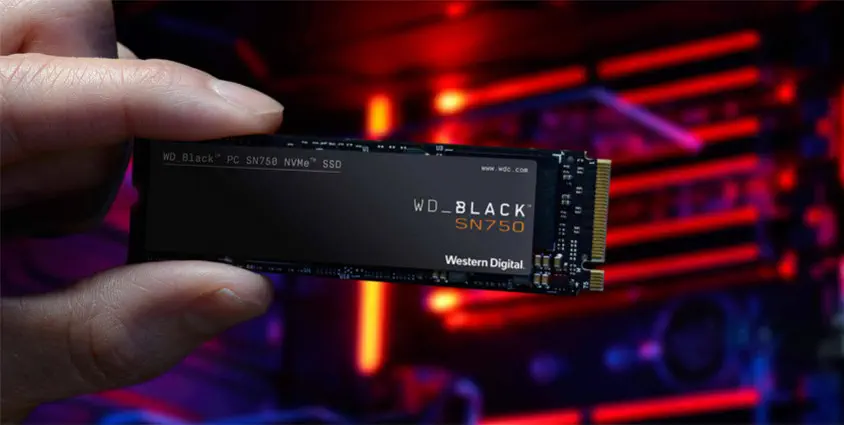 WD Black SN750 WDS200T3X0C 2TB PCIe NVMe M.2 SSD Disk