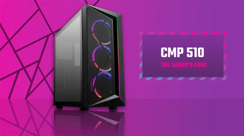 Cooler Master CMP 510 CP510-KGNN65-S00 ATX Mid-Tower Gaming Kasa