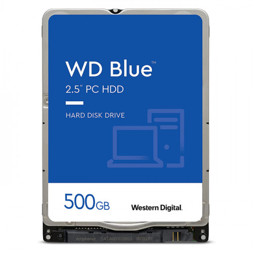 WD Blue WD5000LPZX 500GB 2.5″ SATA 3 Harddisk