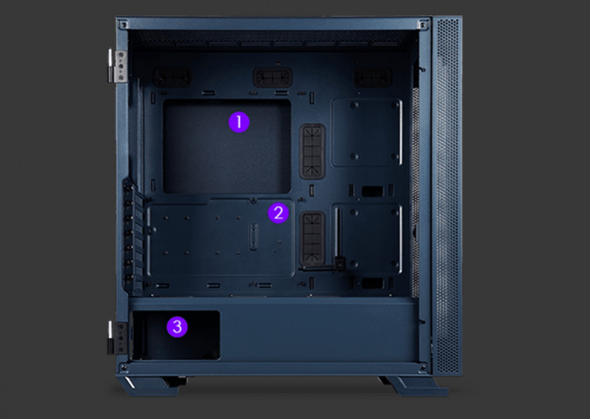 MSI MAG Vampiric 300R Pacific Blue ATX Mid-Tower Gaming Kasa