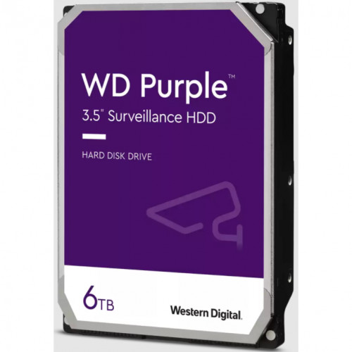 WD Purple WD63PURZ 6TB 3.5″ 5400RPM 256MB 7x24 Güvenlik Diski