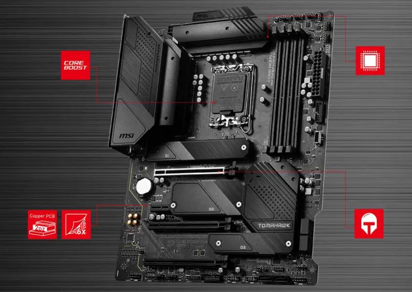 MSI MAG H670 TOMAHAWK WIFI DDR4 Gaming Anakart