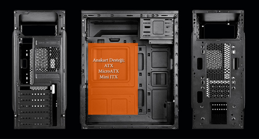 Vento VS114F 350W (PEAK) ATX Mid-Tower Kasa