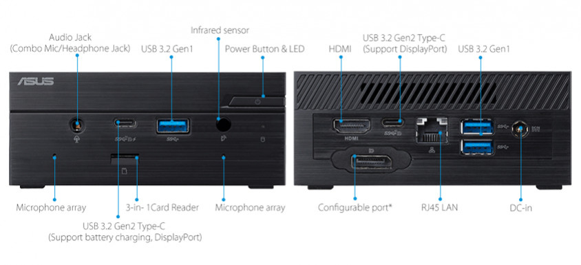 Asus PN51-BB757MDE1 Barebone Mini PC