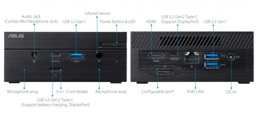 Asus PN51-BB757MDE1 Barebone Mini PC