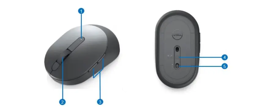 Dell Mobile Pro MS5120WG 570-ABHL Kablosuz Optik Mouse