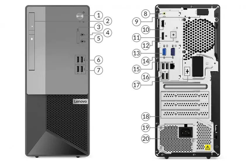 Lenovo V50t Gen 2 11QE0027TX Masaüstü Bilgisayar